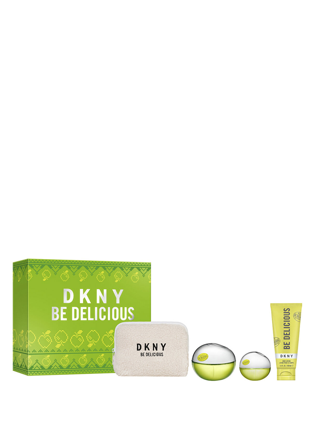 DKNY Be Delicious EDP 100 ml + 15 ml + Body Lotion 100 ml Women's Perfume Set with Bag - 1