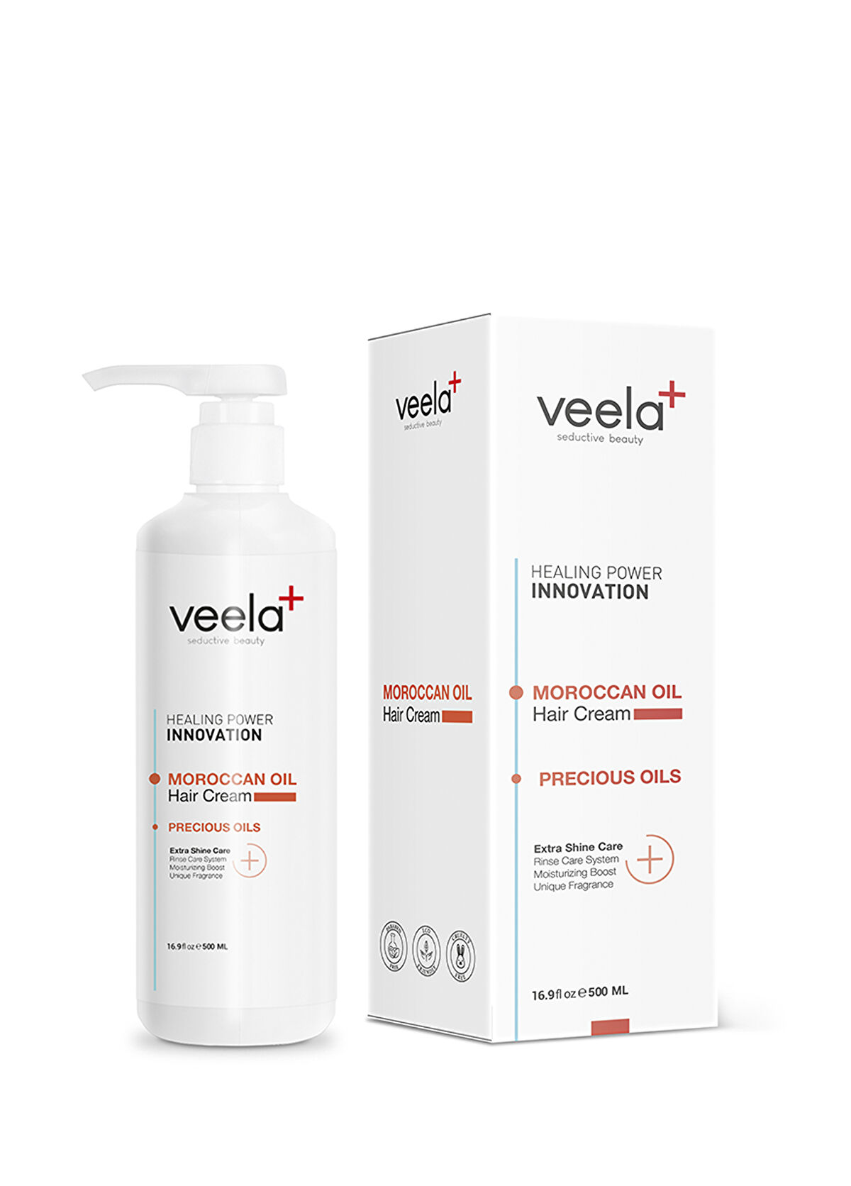 Veela Moroccan Oil Hair Cream Kuru Saçlar İçin Nemlendirici ve Onarıcı Saç Bakım Kremi 500 ml - 1