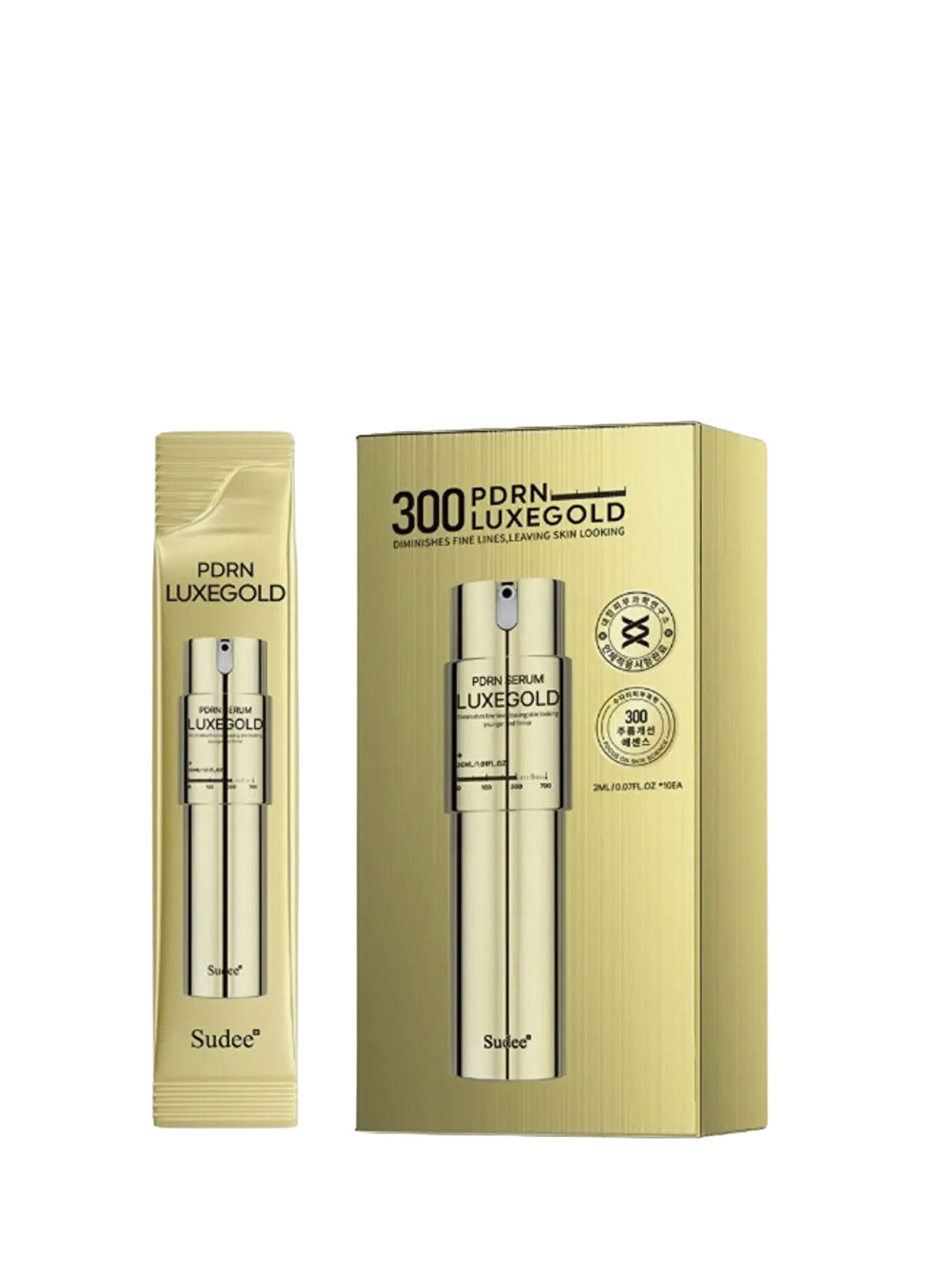 Sudee Luxegold PDRN 300 Renewal Serum Altın Spiküller ve PDRN Kompleksi İçeren Yenileyici Cilt Serumu 2 ml x 10 - 1
