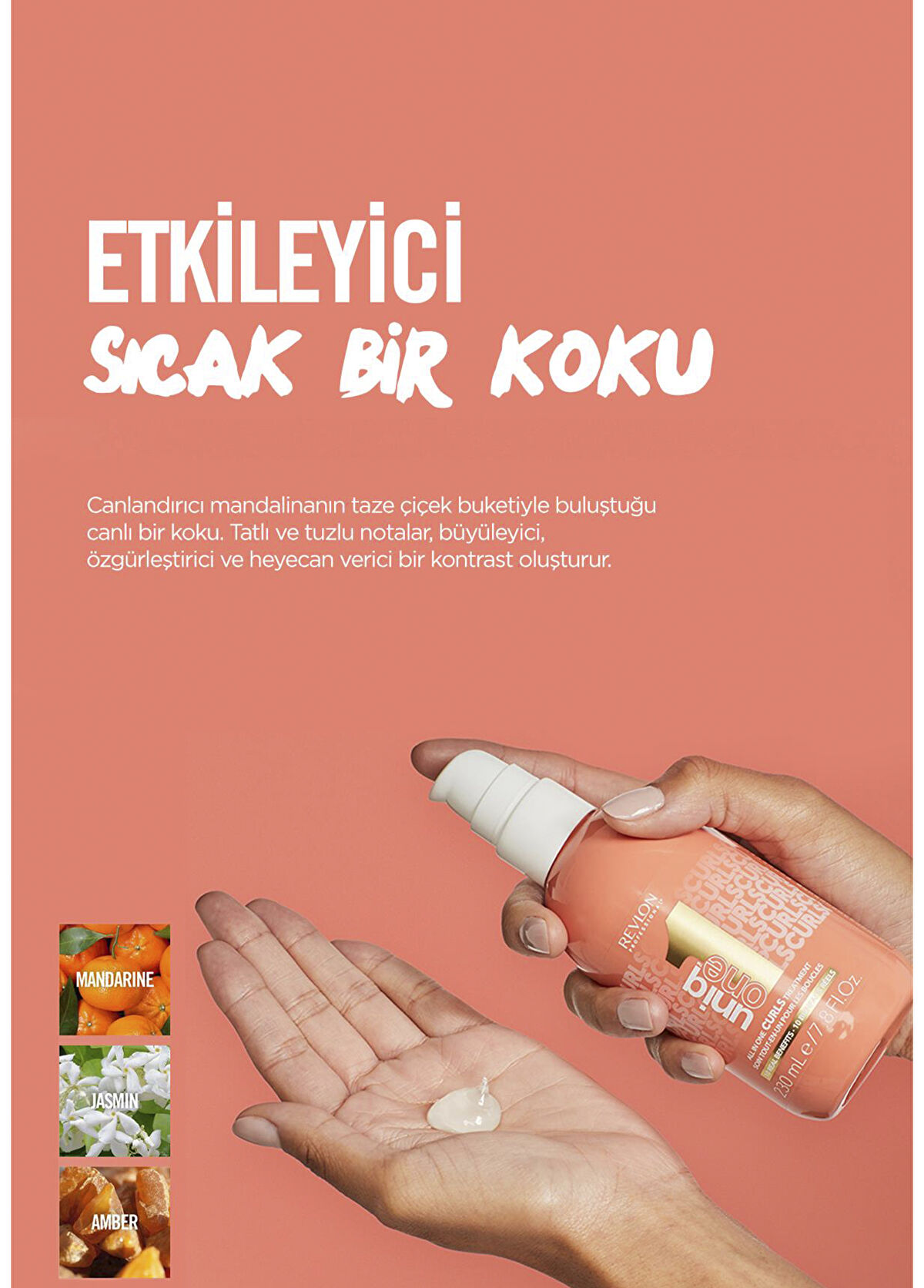 Revlon UniqOne Hair Treatment Curls Kıvırcık Dalgalı Saçlar İçin Besleyici Sprey Saç Kremi 230 ml  - 3