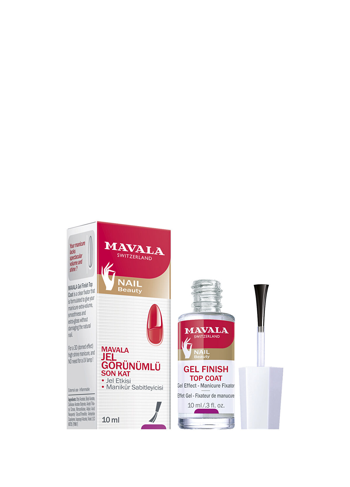 Mavala Jel Görünümlü Son Kat 10ml - 1