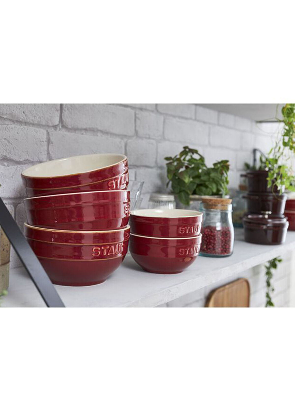 Staub Kırmızı Seramik Kase - 3