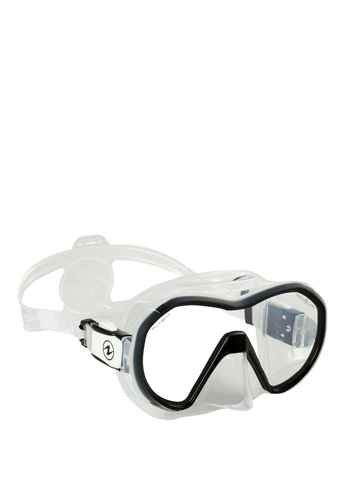 Aqualung Plazma Şeffaf Siyah Dalış Maskesi - 1