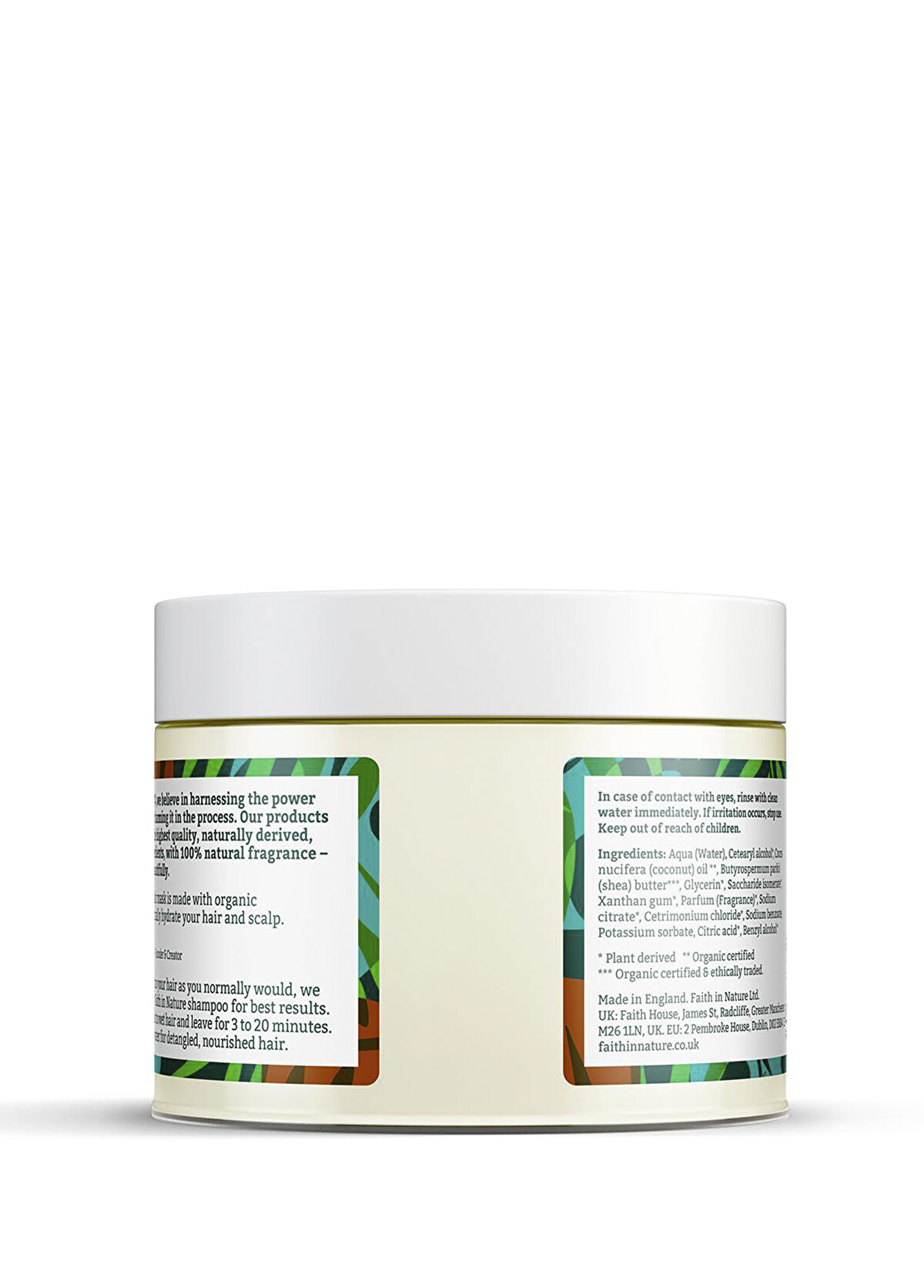 Faith In Nature Hindistan Cevizi Shea Yağı Kuru Saç Tipleri için Saç Bakım Maskesi - 3