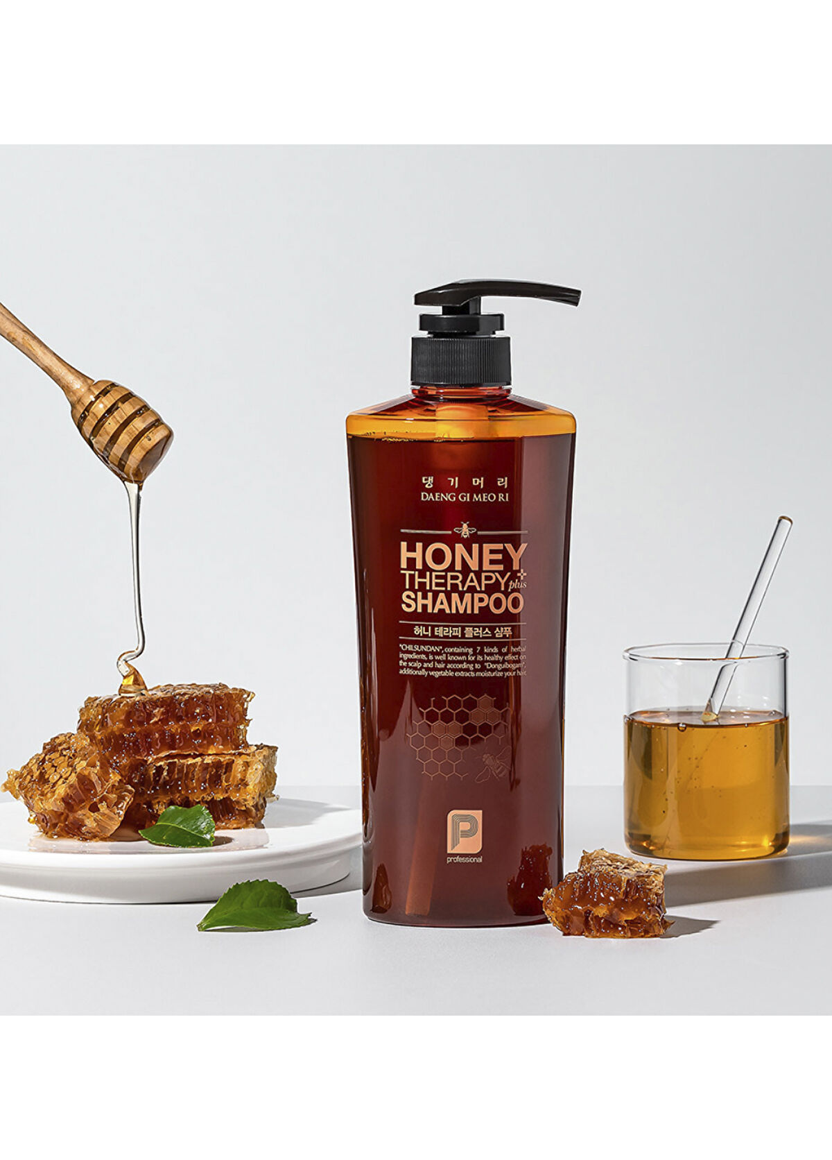 Daeng Gi Meo Ri Professional Honey Therapy Plus Anti-Hair Loss Root Strengthening Nourishing Shampoo 500 ml - 3