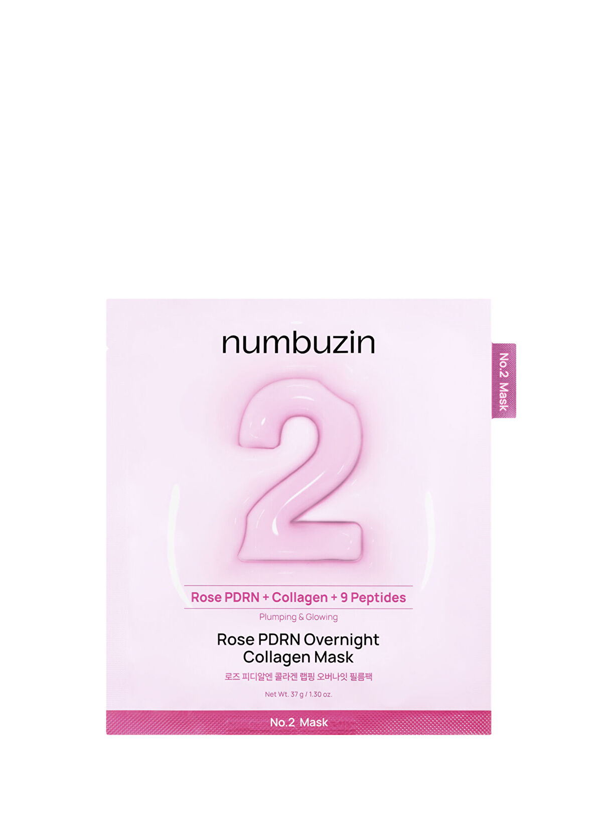 Numbuzin No.2 Rose PDRN Overnight Collagen Mask Moisturizing Face Mask - 1