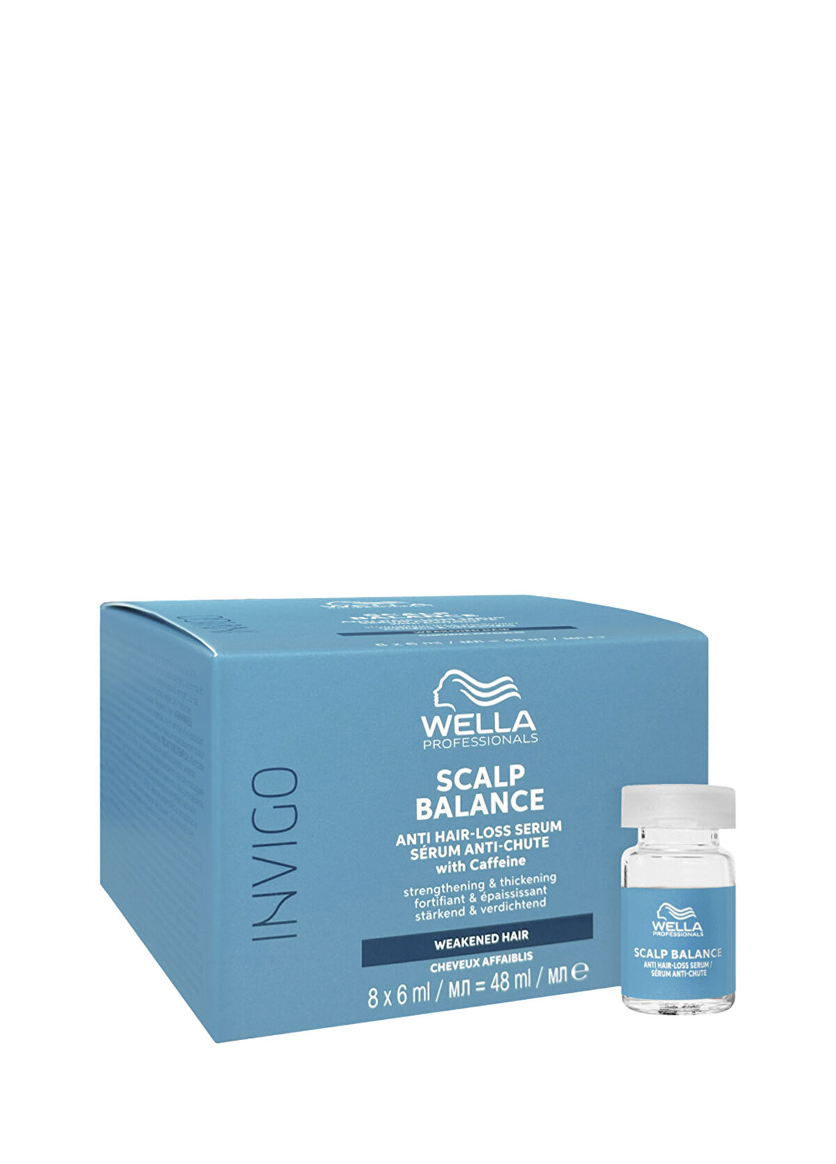 Wella Professionals Invigo Balance Anti Hair-Loss Dökülme Karşıtı Saç Serumu 8 x 6 ml - 1