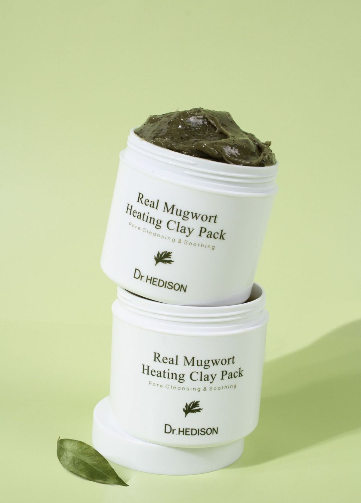 Dr. Hedison Real Mugwort Heating Clay Pack Wormwood Clay Mask Giving Heat Feeling 200 ml - 3