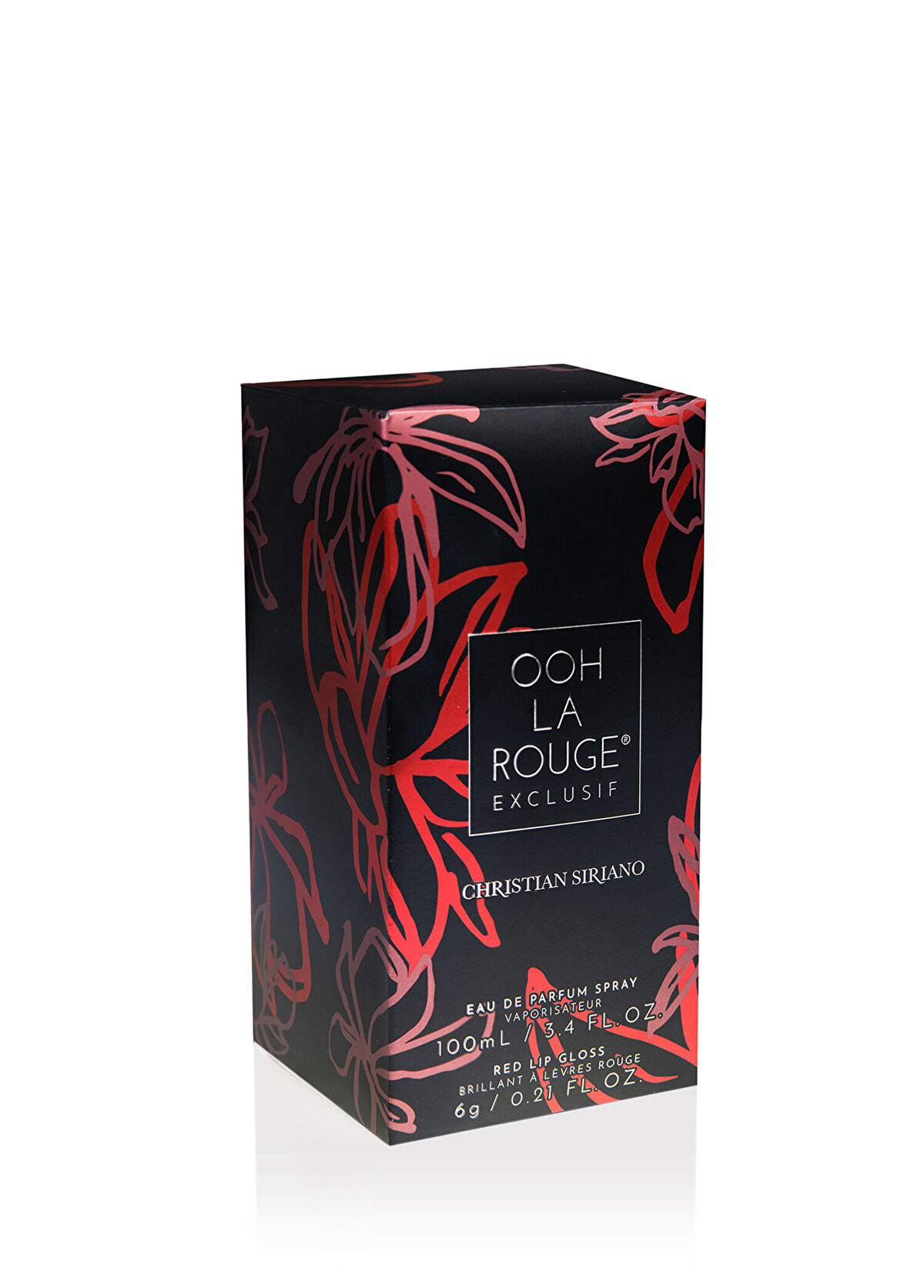 Christian Siriano Ooh La Rouge Exclusif EDP 100 ml + Lip Gloss Kadın Parfüm Seti - 3
