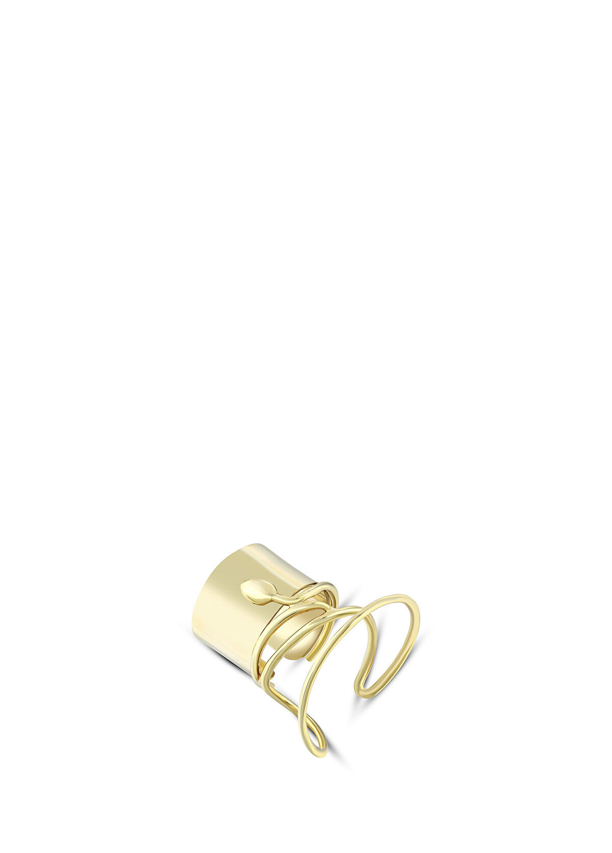 Janset Jewellery Hamazen Gold Plated Women's Ring - 1