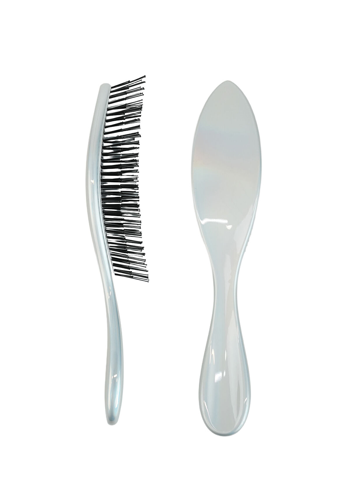 FENDA Profesyonel Platinum White 4 Pinli Dar Başlık Beyaz Saç Fırçası - 3