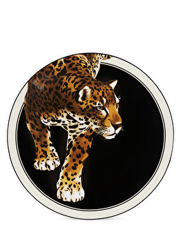 Leopar Motifli Servis Tabağı