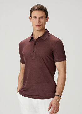 Tailored Fit Sebastian Bordo Keten Polo T-shirt