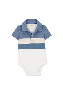 Polo Yaka Erkek Bebek Body