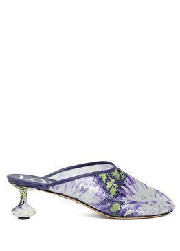 Toy Lila Mavi Kadın Terlik