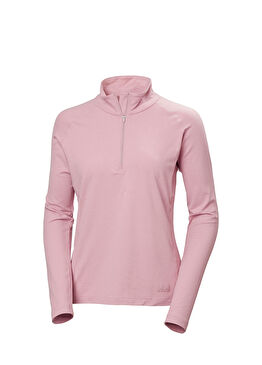 W Tyri Knıt Yarım Fermuarlı Pink Salt Kadın Spor Sweatshirt