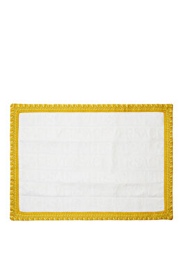 Allover Beyaz Banyo Halısı