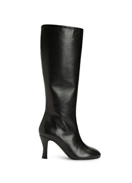 Siyah Kadın Deri Çizme