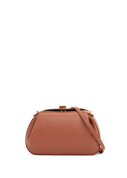 Oyster Mini Turuncu Kadın Deri El Portföyü