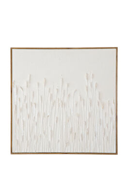 Tedro Beyaz/Natural Kanvas Tablo 90x90 cm
