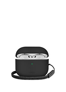 Lyden DS AirPods 4 Siyah Deri 4.Nesil Kulaklık Kılıfı