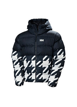 Oslo Graphic Navy Puffy Erkek Mont