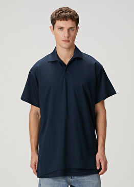 Lacivert Polo Yaka T-shirt