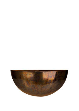 Bent S Metal Bronz Askılı Kase