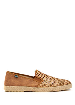 Bej Bağcıksız Erkek Espadril