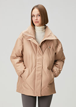 Stefy Bej Kapitoneli Oversize Puffer Mont