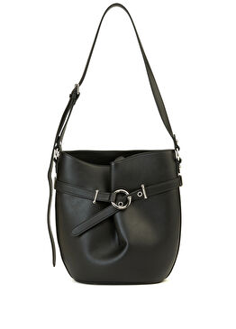 Siyah Kadın Postacı Çanta