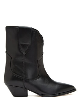 Siyah Kadın Deri Bot