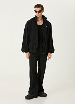 Siyah Logo Detaylı Pantolon