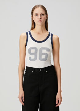 Lacivert Beyaz Ribli Atlet