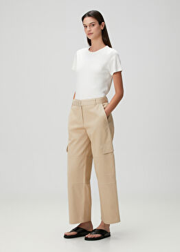 Relaxed Fit Kum Pantolon