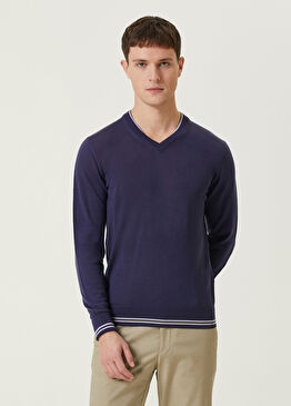 Mor V Yaka Yün Kazak