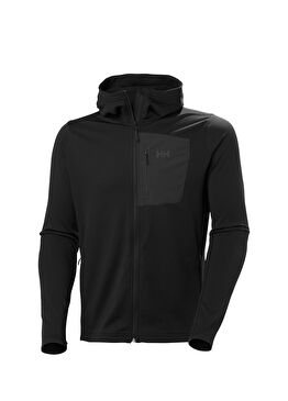 Versalıte Hooded Fleece Siyah Kapüşonlu Erkek Polar