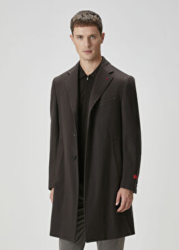 Kahverengi Yün Palto