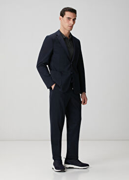 Lacivert Örme Takım Elbise