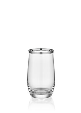 Dalia Platin 6 Kişilik Cam Meşrubat Bardağı