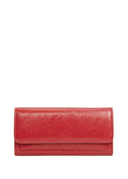 Bordo Desenli Kadın Cüzdan