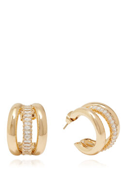 Gold Altın Rengi Kadın Küpe