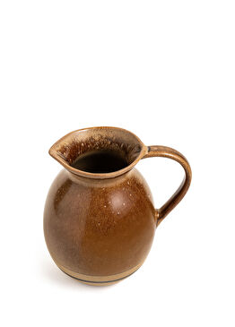 Lizbon Kahverengi Stoneware Sürahi 17 x 12 cm