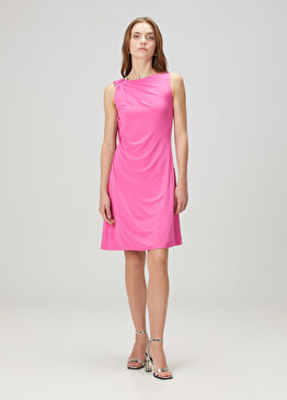 Pembe Mini Kokteyl Elbise