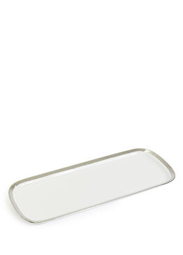 Odyssey Platinum Beyaz Porselen Tabak