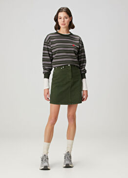 Coast Lines Yeşil Mini Etek