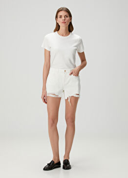 Monroe Beyaz Şort
