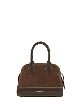 Kahverengi Kadın Süet Çanta