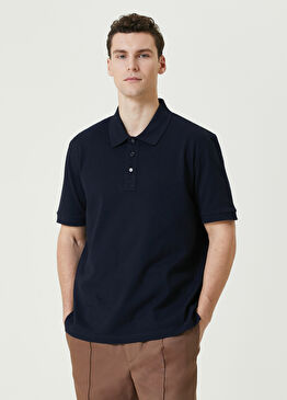 Lacivert Polo Yaka T-shirt