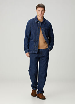 Toledo Tapered Lacivert Jean Pantolon